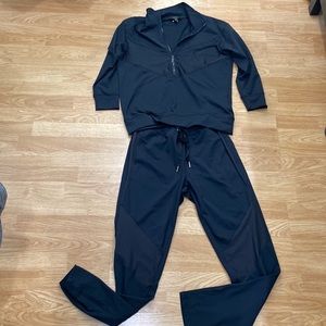 Alala Black Tracksuit Size M pants Size S top
